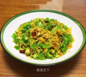 Shrimp leather peppers