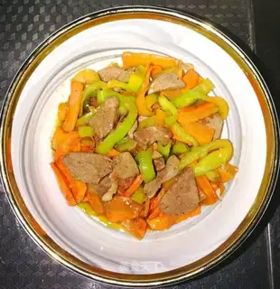 Fried liver