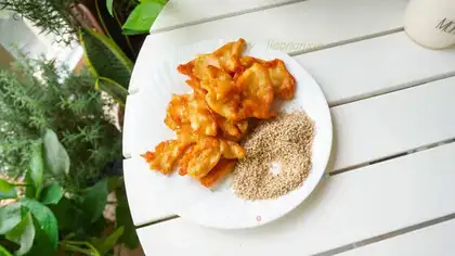 Breakfast chicken with sesame salt