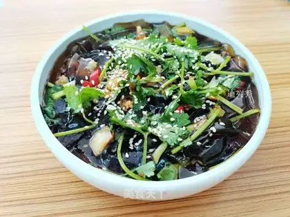 Frozen sea stone jelly