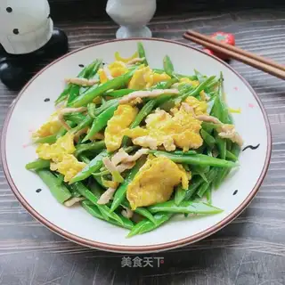 Spam eggs with beans