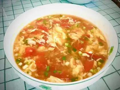 Tomato egg soup