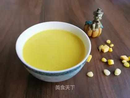 Pumpkin corn paste