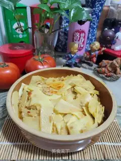 Meat and bamboo