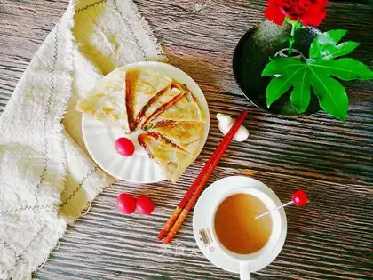 Hand-held pancakes