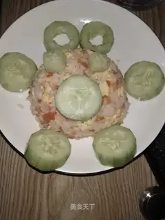 Tomato fried egg rice