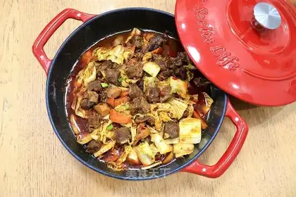 Spicy beef pan
