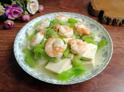 Shrimp silk tofu