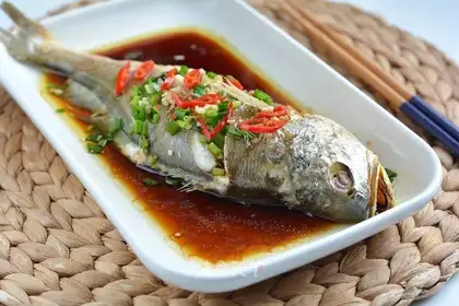 Smoky, spicy, spicy, veggie fish
