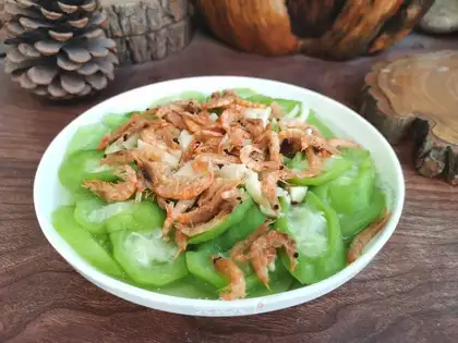 Garlic shrimp smelt