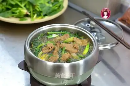 Pelican beef spinach fan