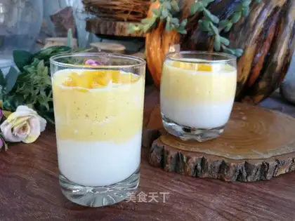 Mango pumpkin milkshake