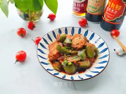 Chong Ming's green eggplant stew
