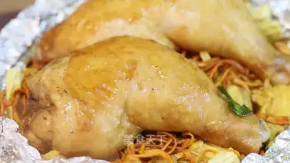Scrambled chicken
