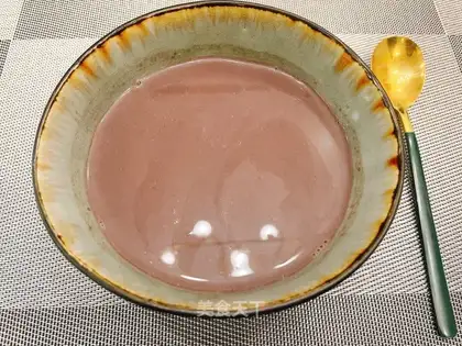 Red bean black rice sesame paste