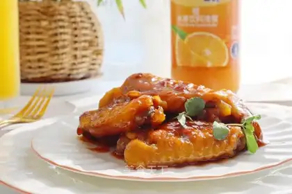 Orange chicken wings