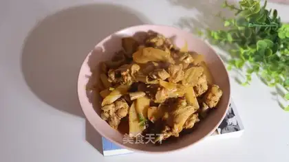Creamed duck