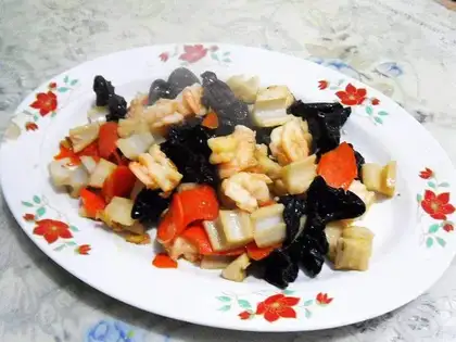 Liang Moo-mu-mui-shrimp