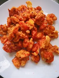 A souffled shrimp