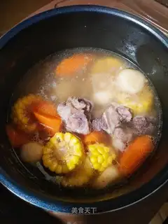 Carbines chestnutshoe corn carrot soup