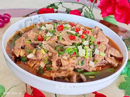 Boiled meat