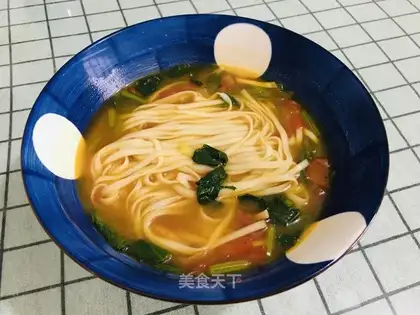 Tomato chicken noodles