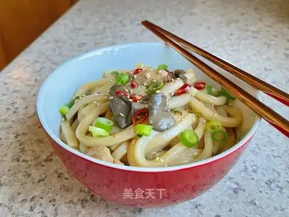Frozen chicken noodles