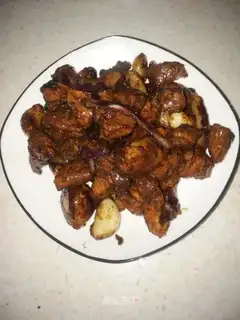 Black pepper garlic chicken