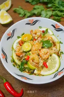 Thai spicy shrimp