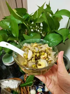 Green bean silver ear lilies soup