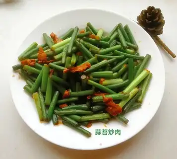 Garlic fried meat