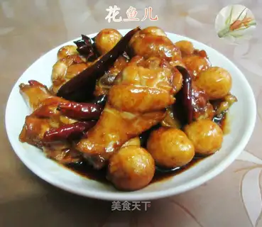 The chicken wings of quail eggs