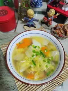 Carrot and cabbage soup