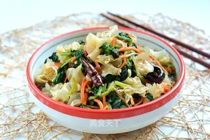 Spicy silver spinach