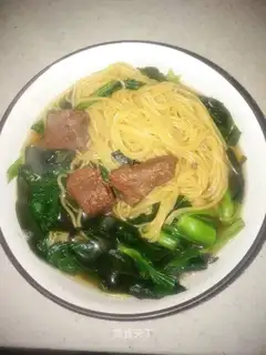 Beef corn noodles