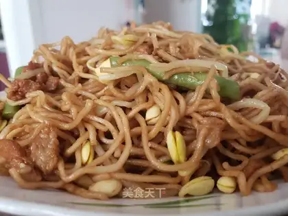 Soybeans sprouts, soy sauce