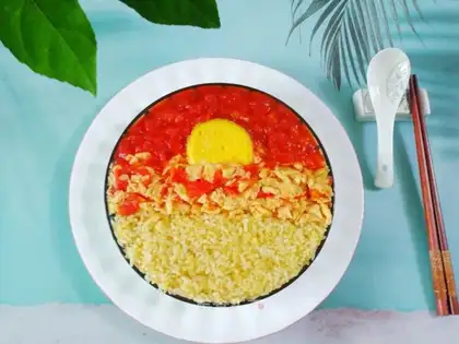 Tomato egg fried rice
