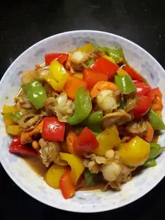 Pepper scallops