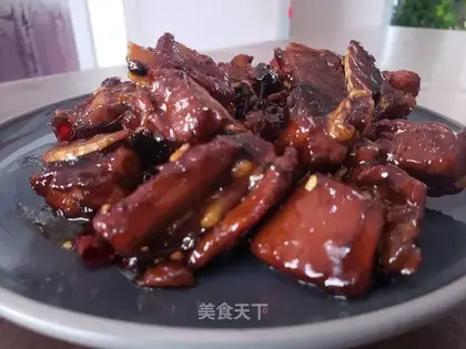 Red burn ribs