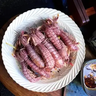 Skinned shrimp
