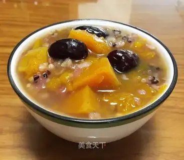 Red-tree pumpkin gruel