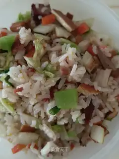 Duck bean rice