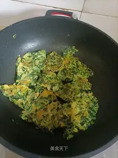 Spinach omelet