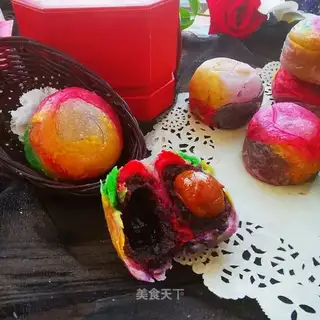 Colored souffle