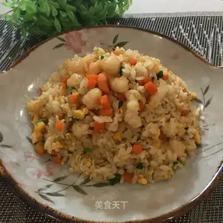 Egg shrimp fried rice