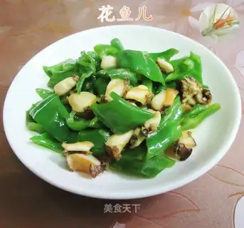 Wrinkled pepper fried abalone