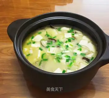 Tofu soup