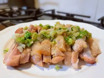 Chicken onions