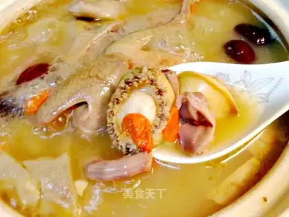 Dove abalone soup