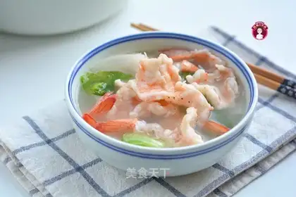 Shrimp carrot soup